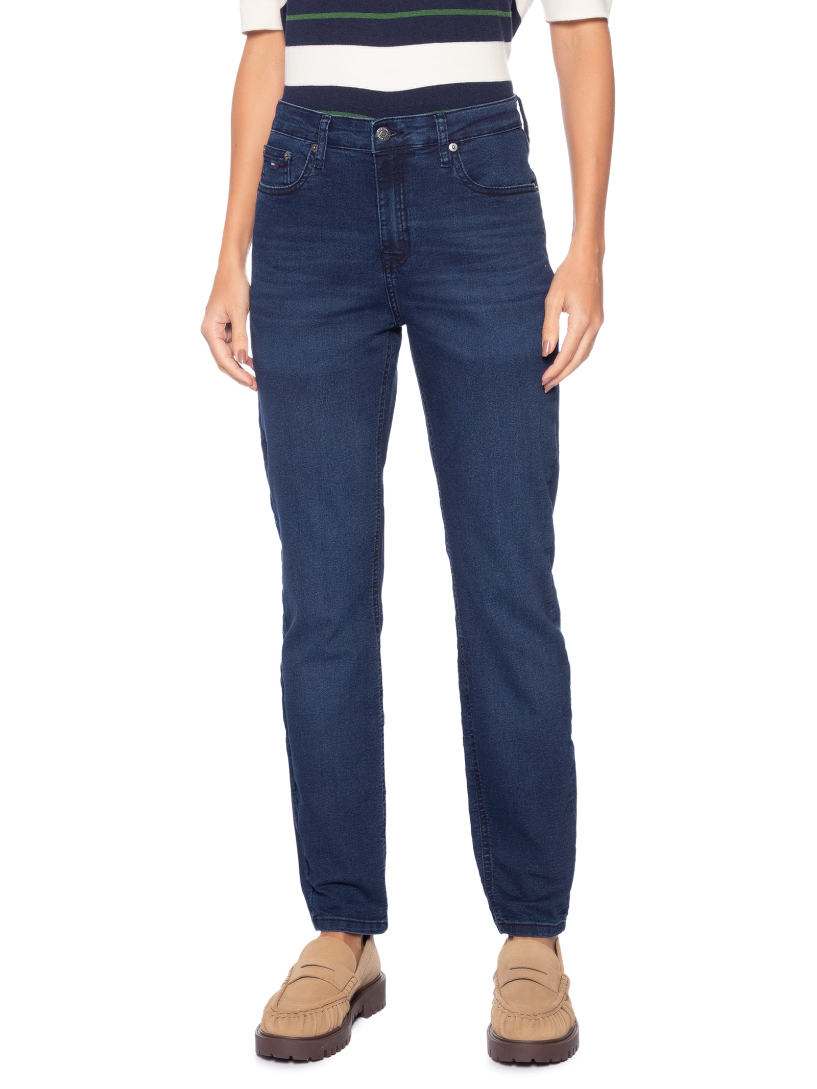 Calça Feminina Lucy Mr Slim Azul Tommy Jeans