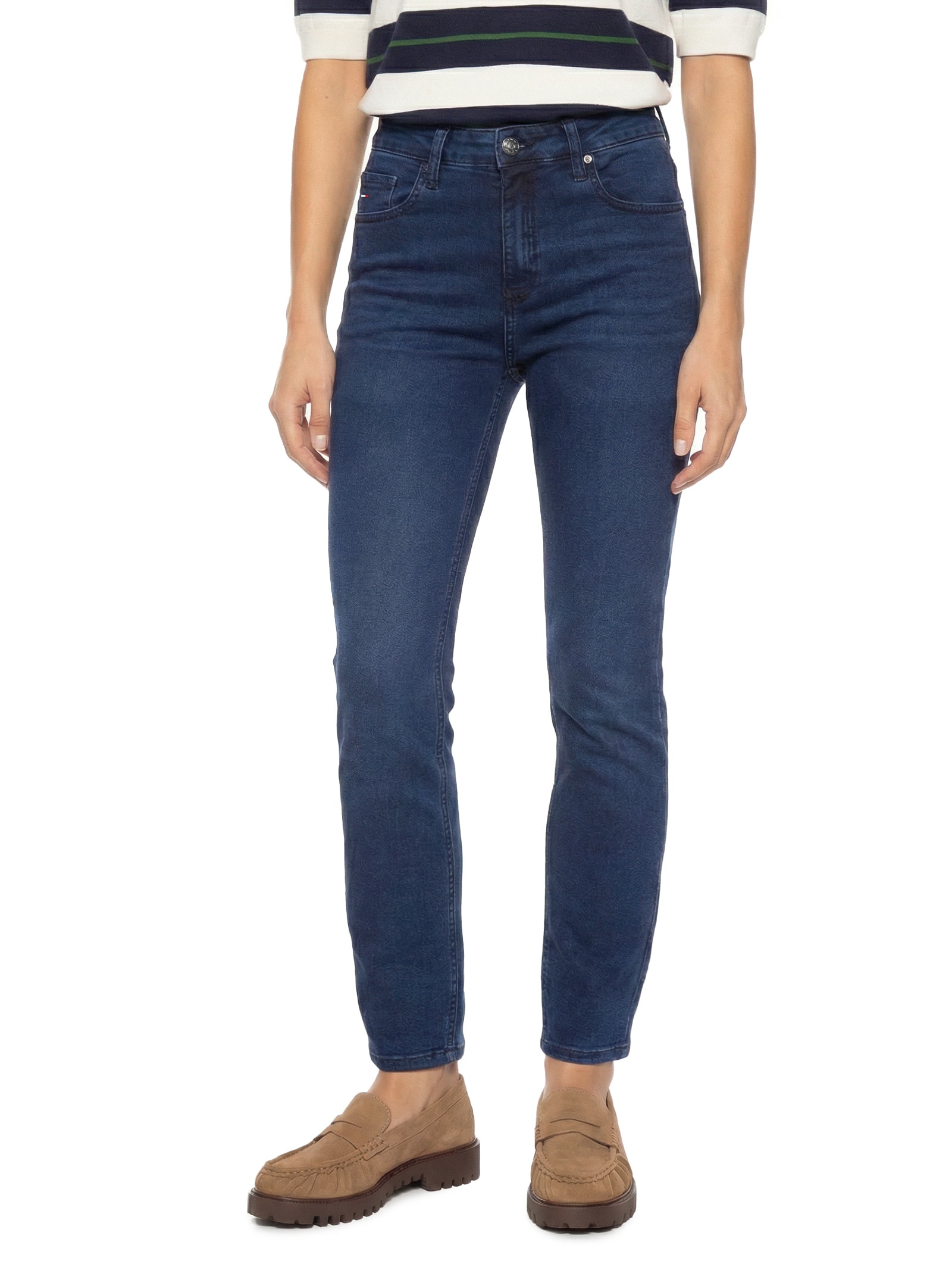 Calça Feminina Lucy Mr Slim Azul Tommy Jeans