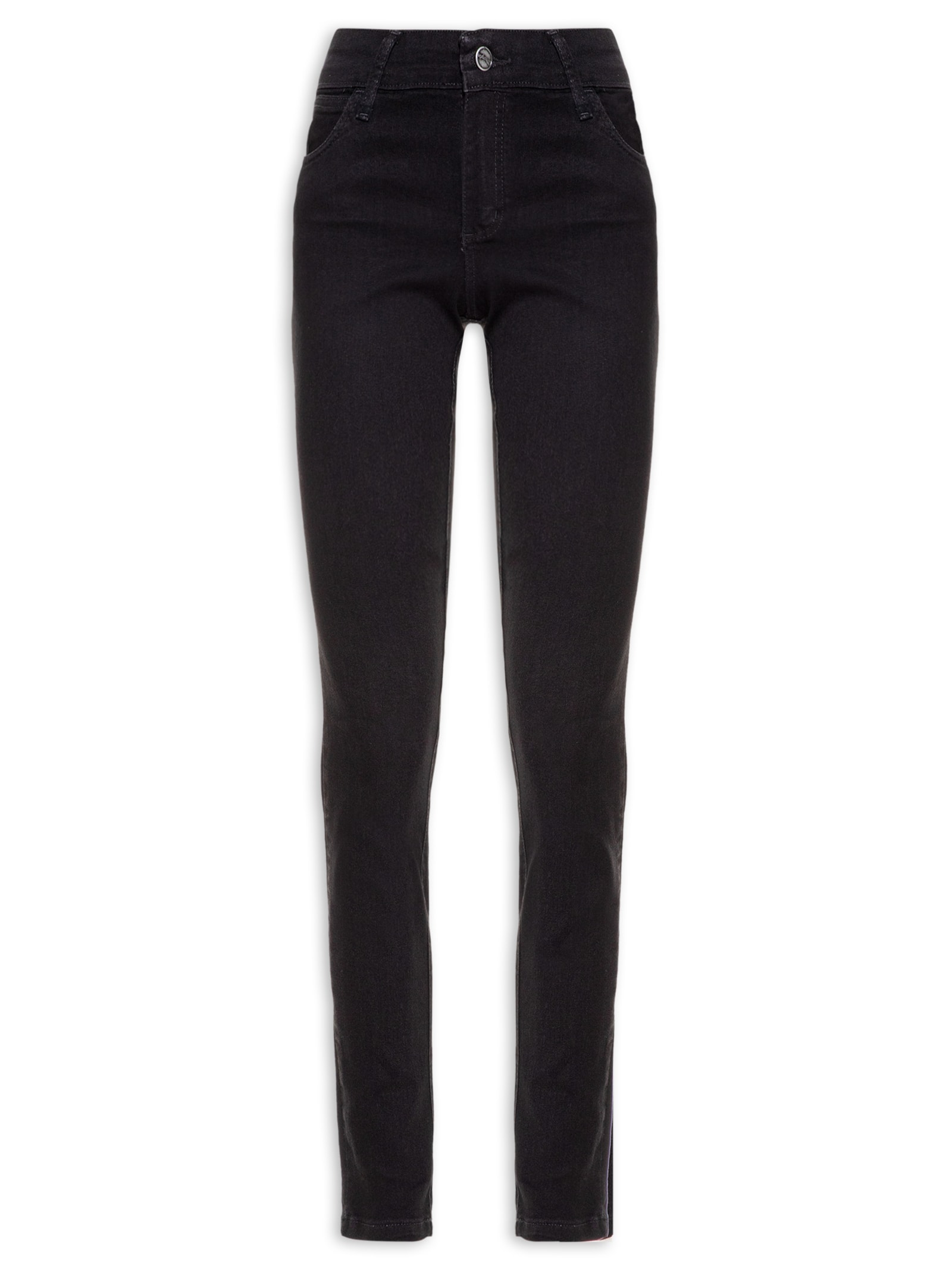 Calça Feminina Lycra Nicole Skinny Wrangler Preto