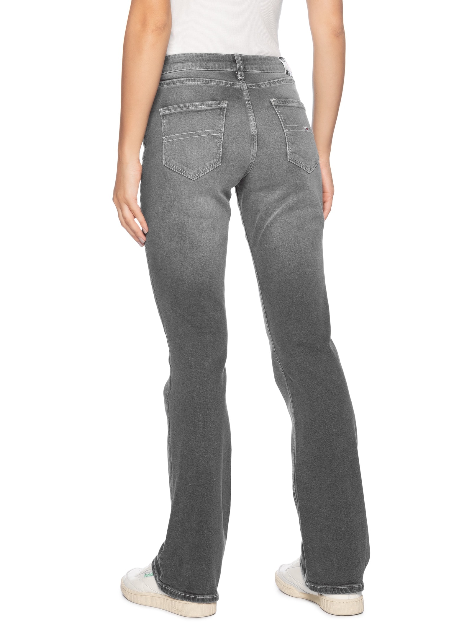 Calça Feminina Maddie Mr Boot BI1278 Cinza Tommy Jeans