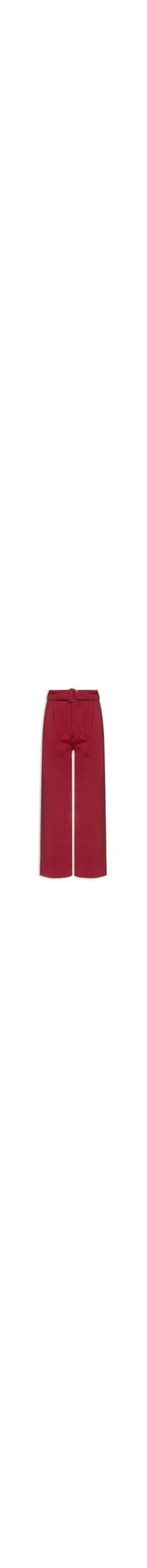 Calça Feminina Malha Cós Baixo - Vermelho