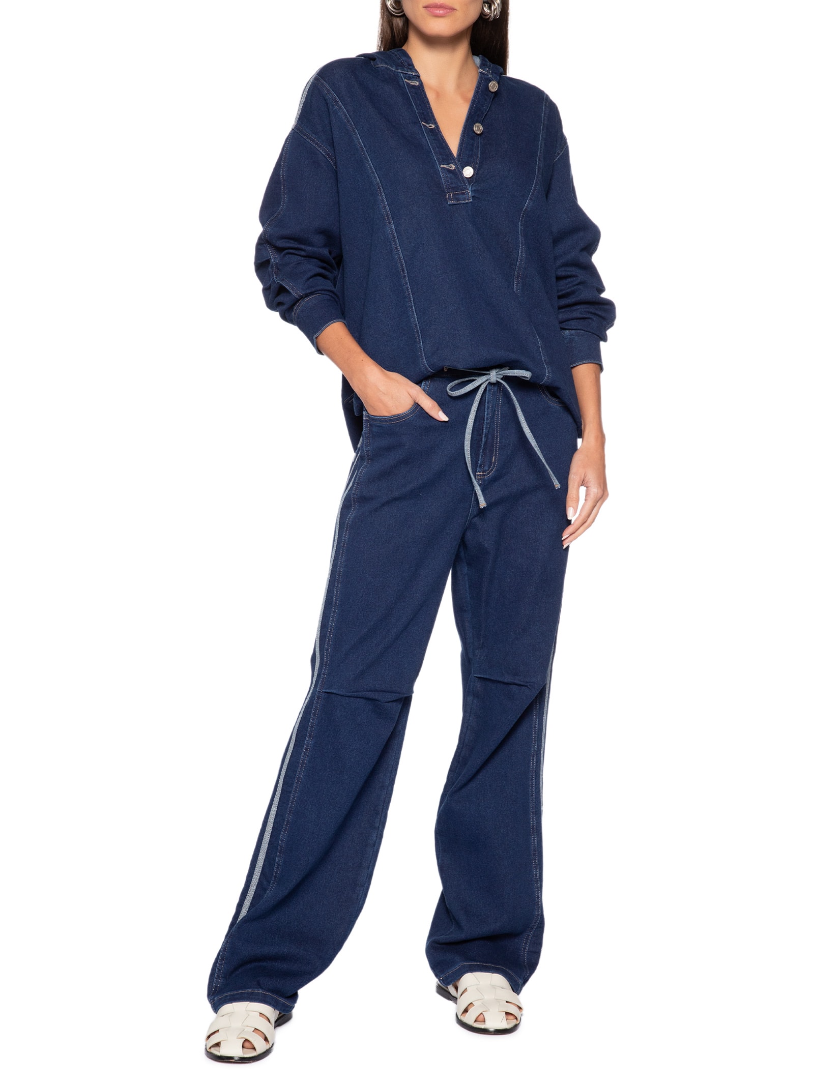 Calça Feminina Malu Azul P7 Jeans