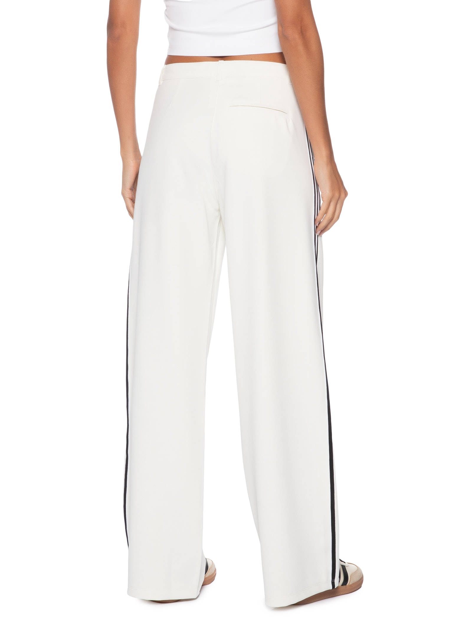 Calça Feminina Manager Sport Tailored – Branco Adidas Originals