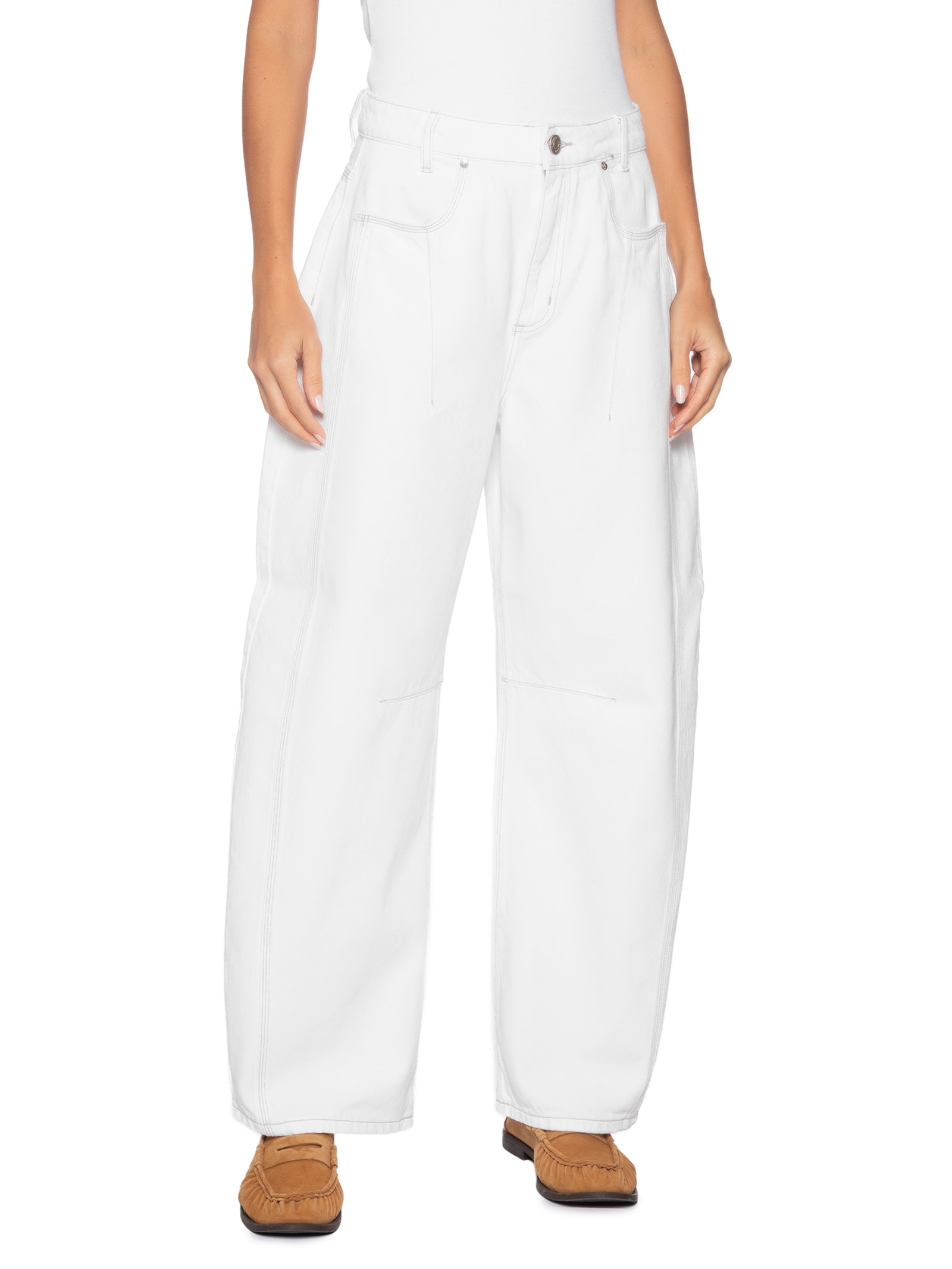 Calça Feminina Mari Branco P7 Jeans