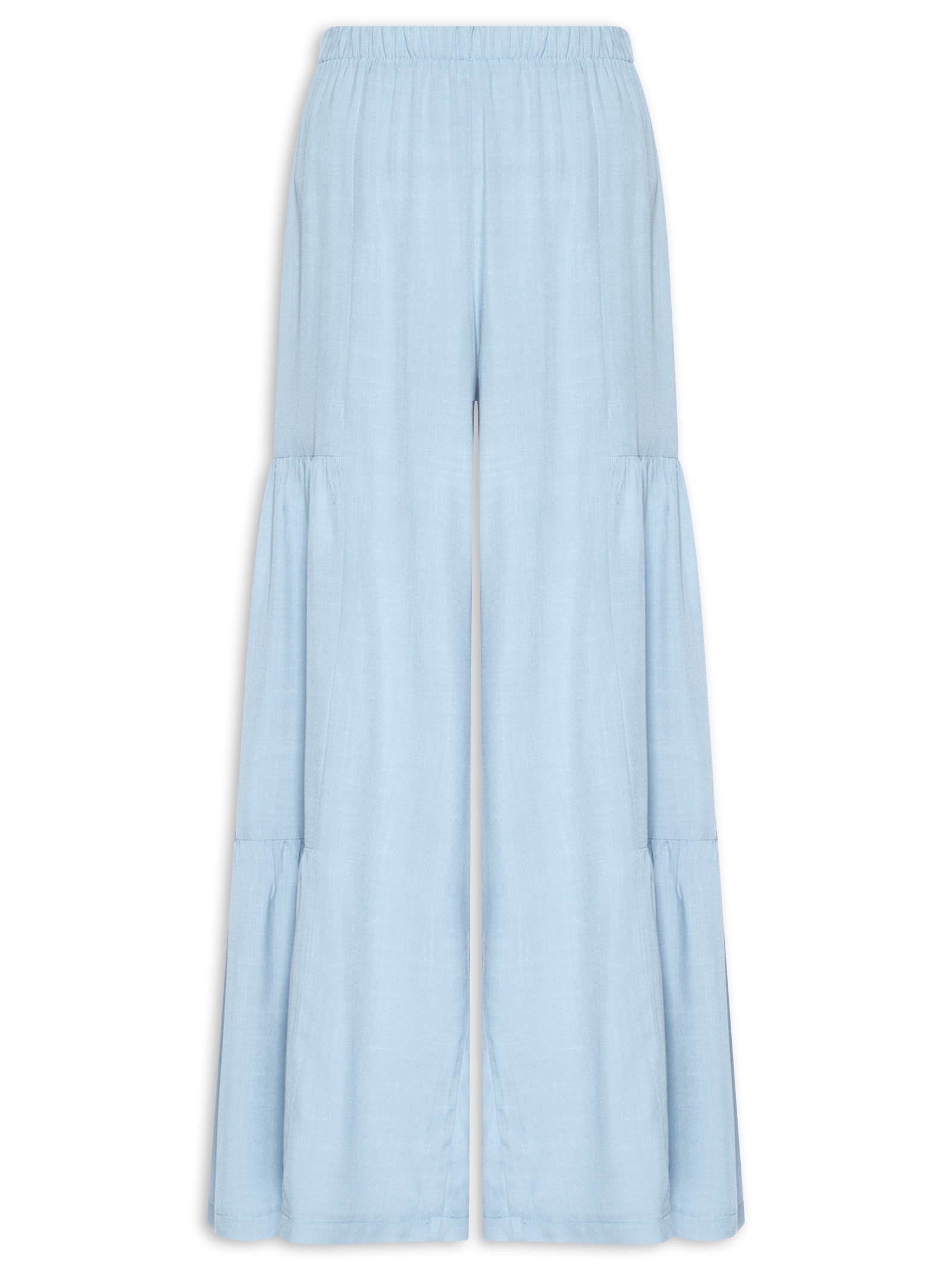 Calça Feminina Marias Pantacourt Azul Basiq
