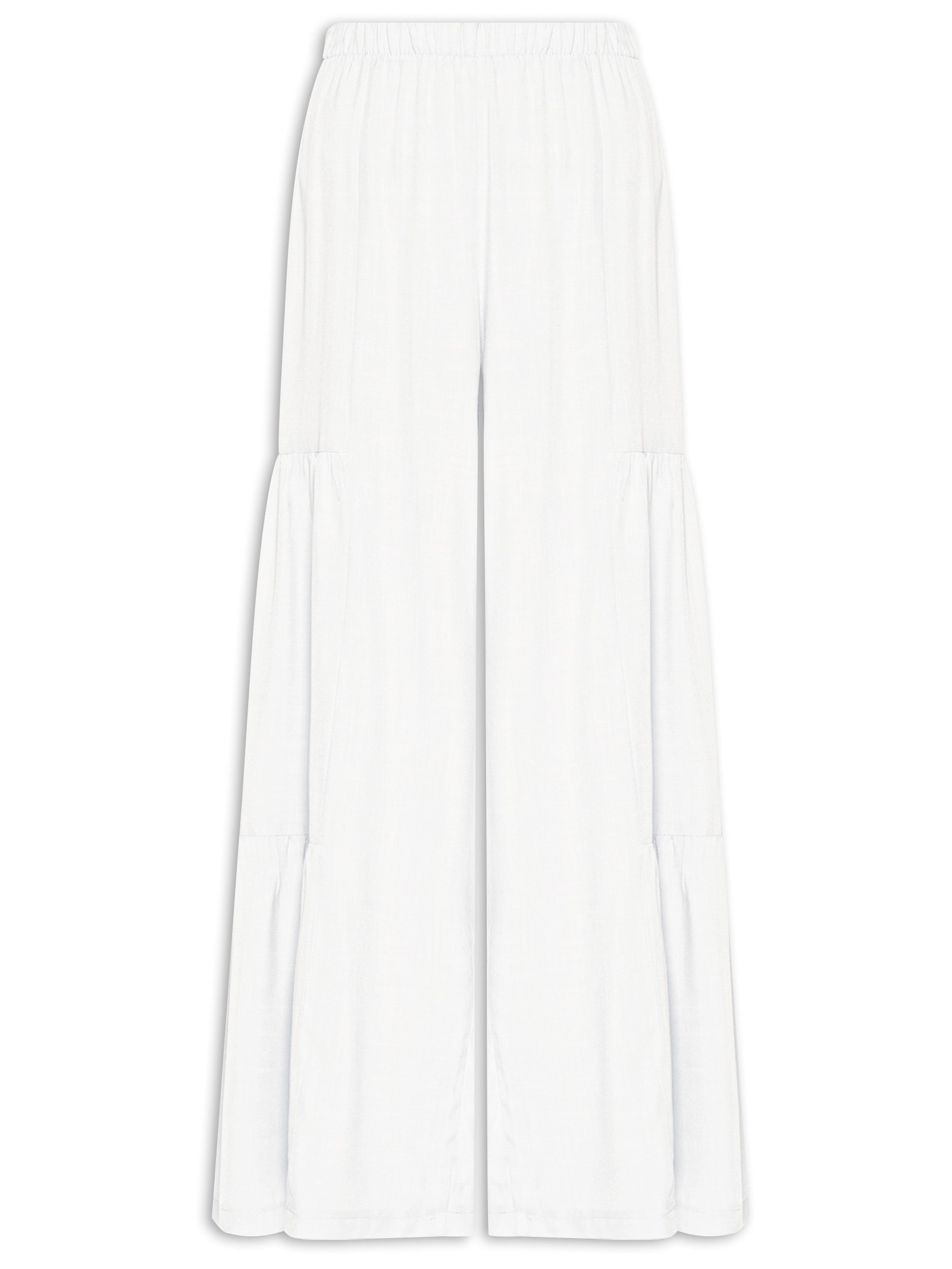 Calça Feminina Marias Pantacourt Off White Basiq