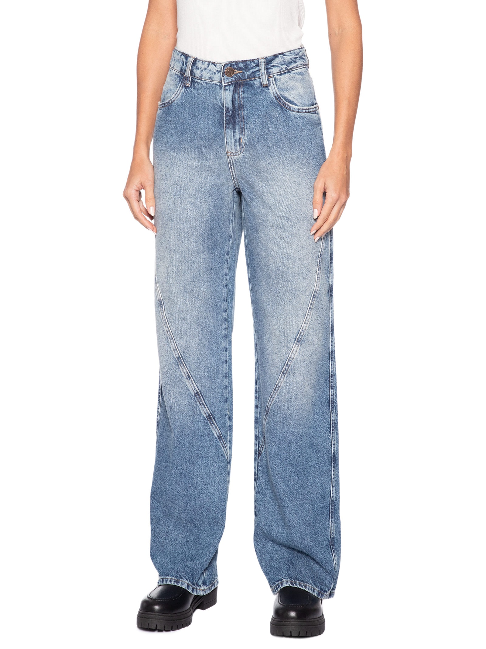 Calça Feminina Maya Azul P7 Jeans