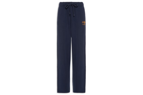 Calça Feminina Mdrn Script Terry - Azul