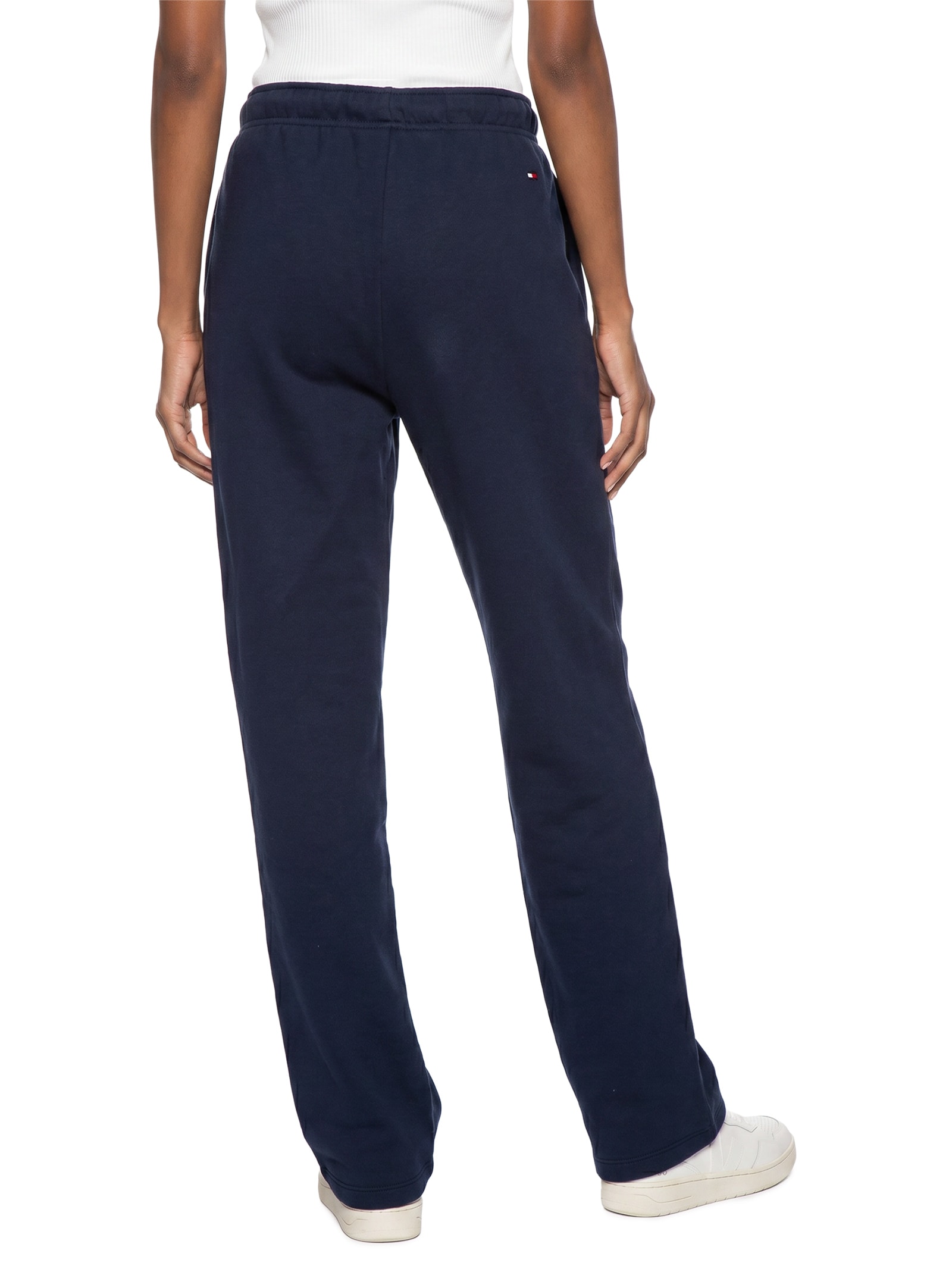 Calça Feminina Mdrn Script Terry Azul Tommy Hilfiger