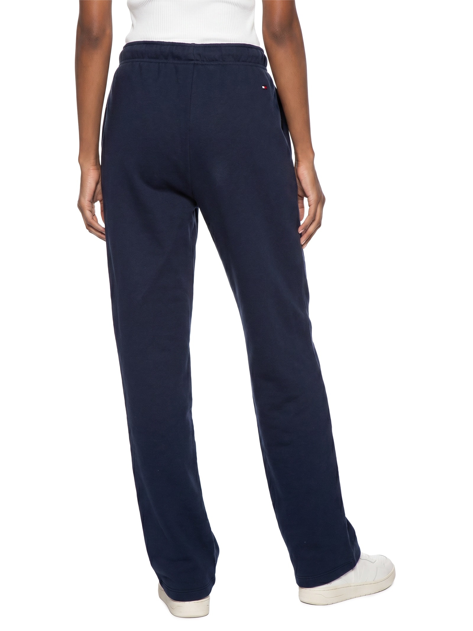 Calça Feminina Mdrn Script Terry Azul Tommy Hilfiger