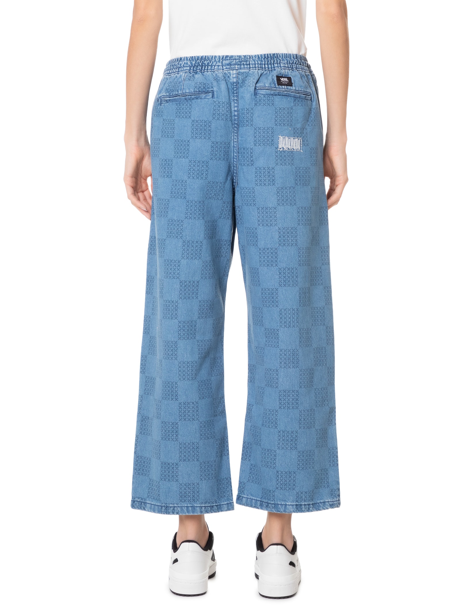 Jeans Womens Check Vans Calça Feminina Mended Check Denim Range