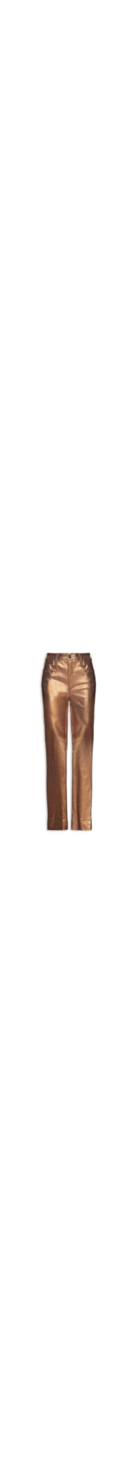 Calça Feminina Metalizada - Dourado
