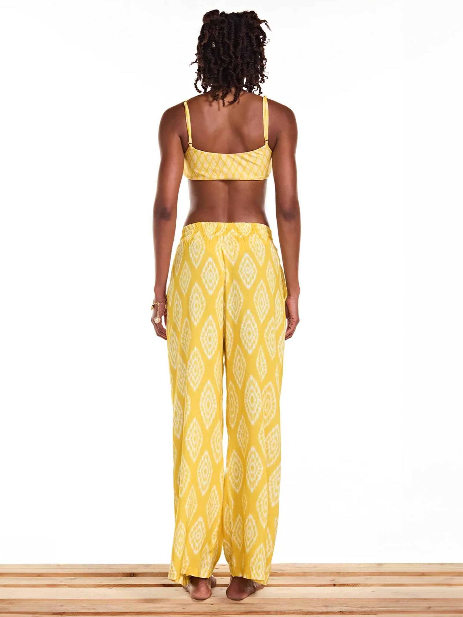 Calça Feminina Mi Amarelo Triya