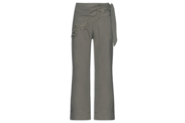 Calça Feminina Mini Flare - Marrom