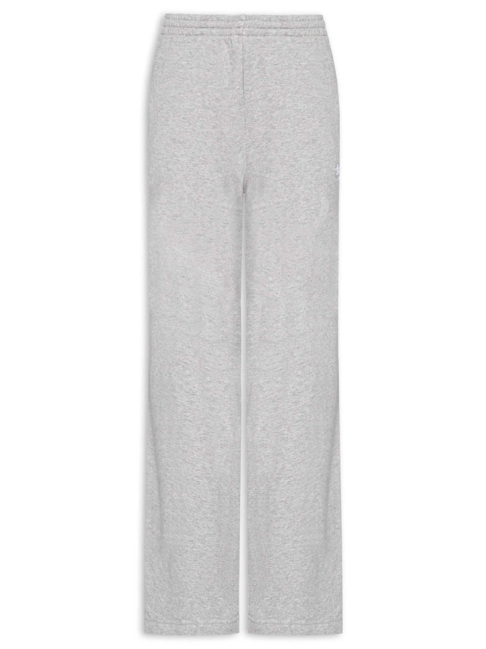 Calça Feminina Moletinho Wide Leg Essentials Cinza Adidas Originals