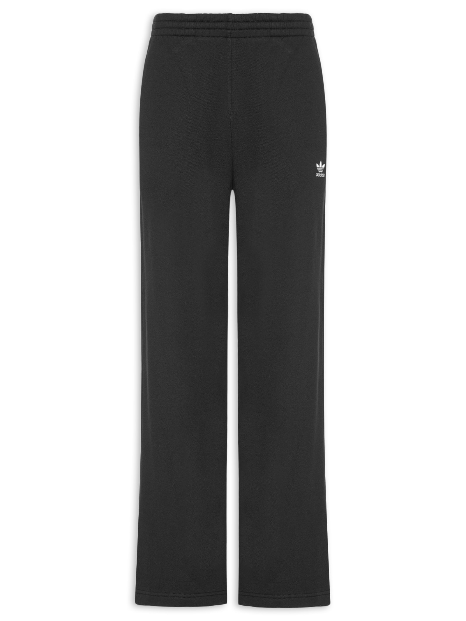 Calça Feminina Moletinho Wide Leg Essentials Preto Adidas Originals