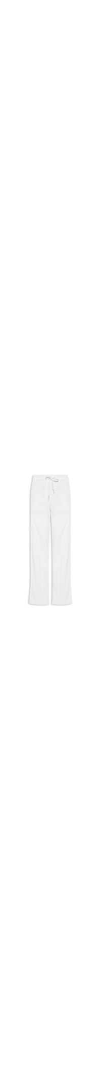 Calça Feminina Moletom Com Bolsos - Off White