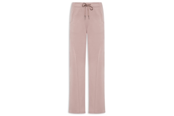 Calça Feminina Moletom Com Bolsos - Rosa