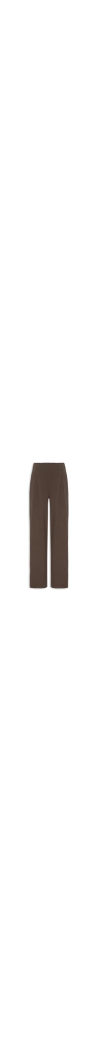 Calça Feminina Moletom com Pregas – Marrom
