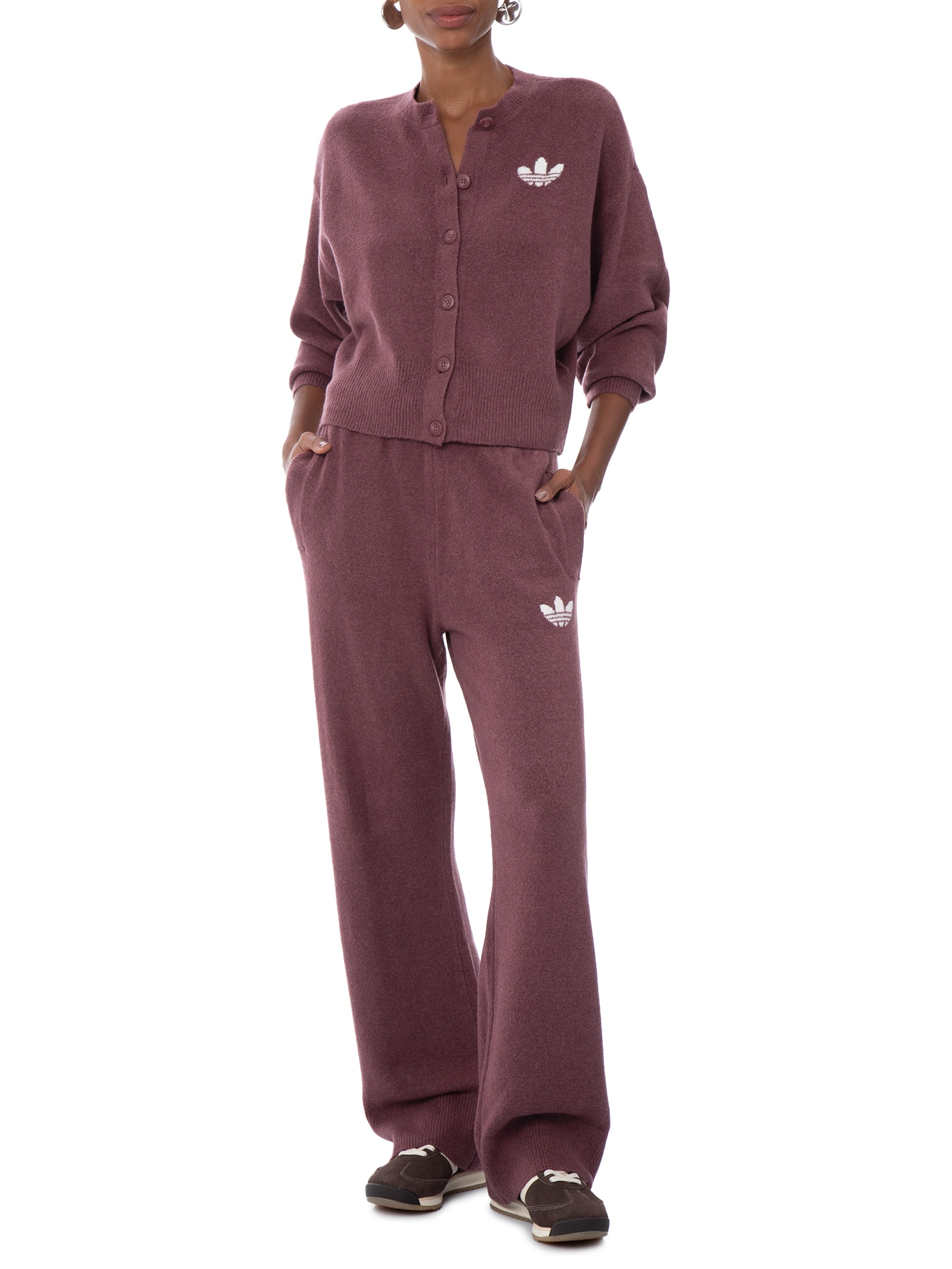 Calça Feminina Moletom Essentials Rosa Adidas Originals