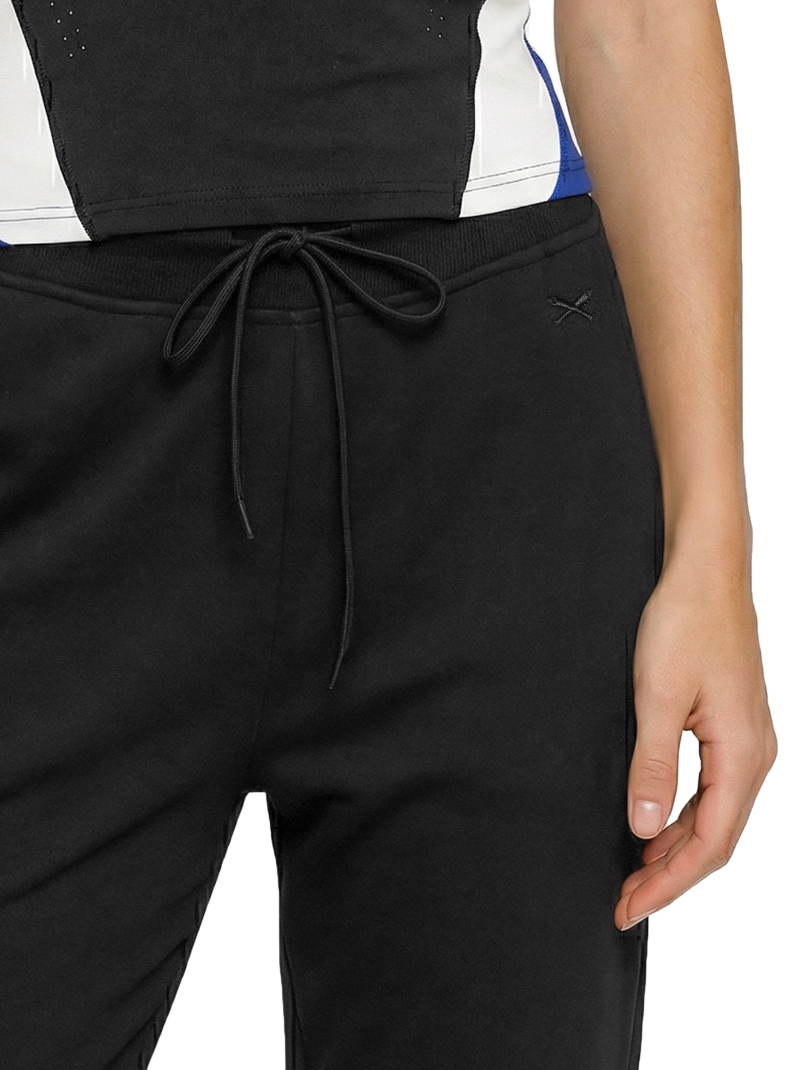 Calça Feminina Moletom Preto Hering