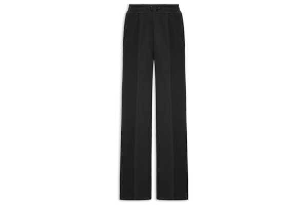 Calça Feminina Moletom Wide - Preto