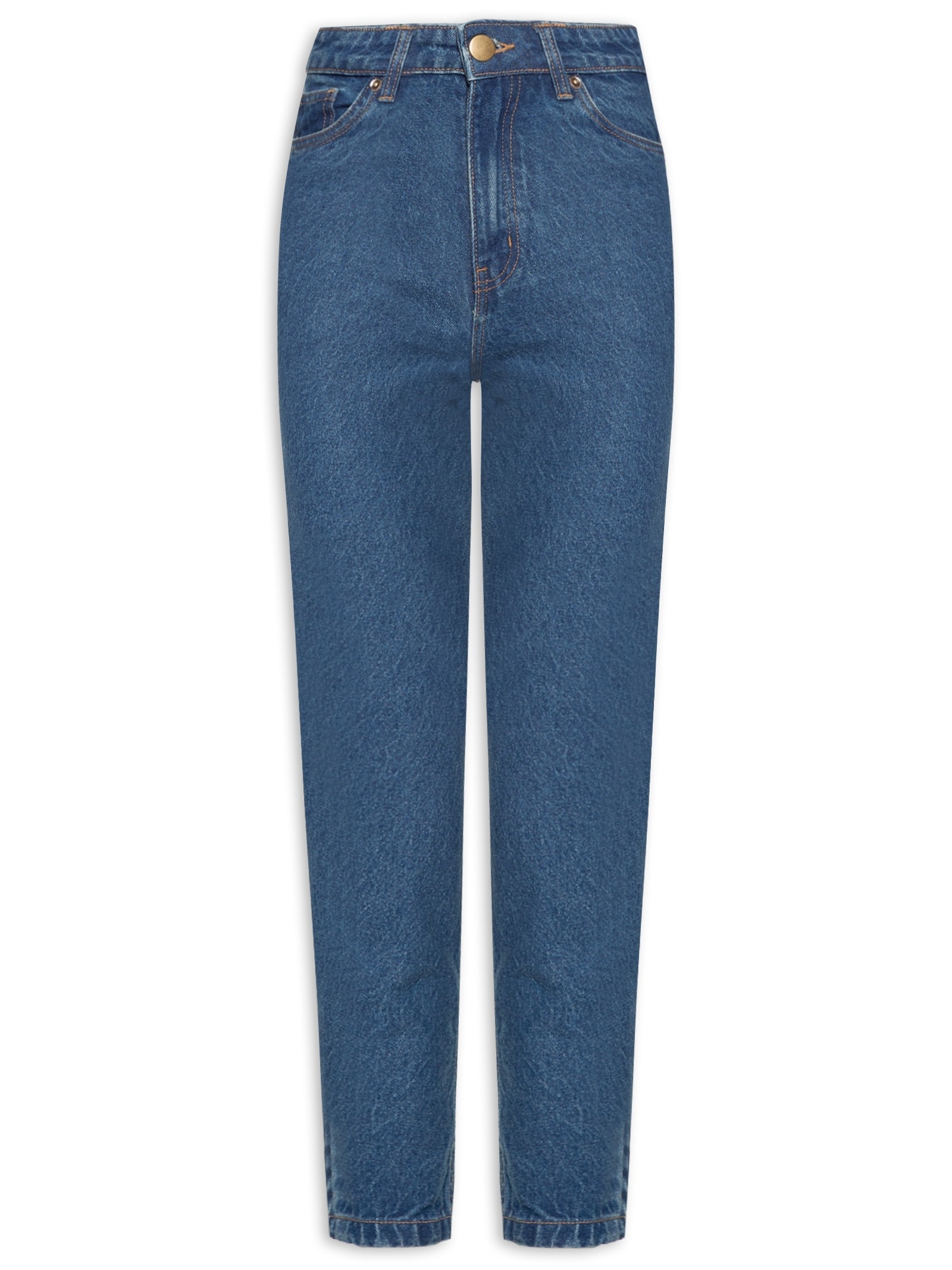 Calça Feminina Mom Jeans Azul '2Essential