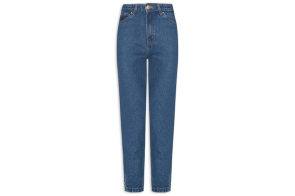 Calça Feminina Mom Jeans - Azul