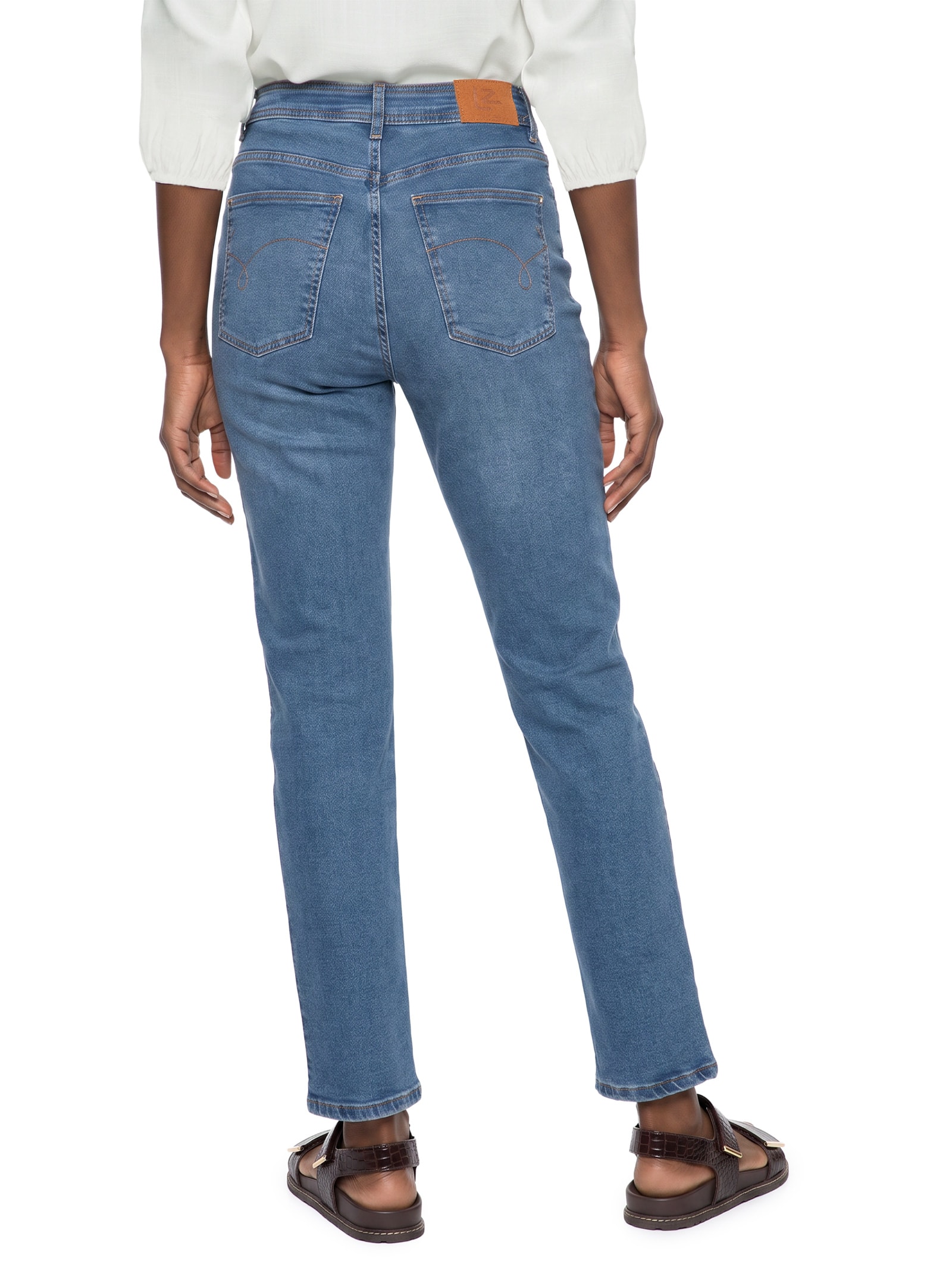 Calça Feminina Mom Jeans Azul Lez A Lez