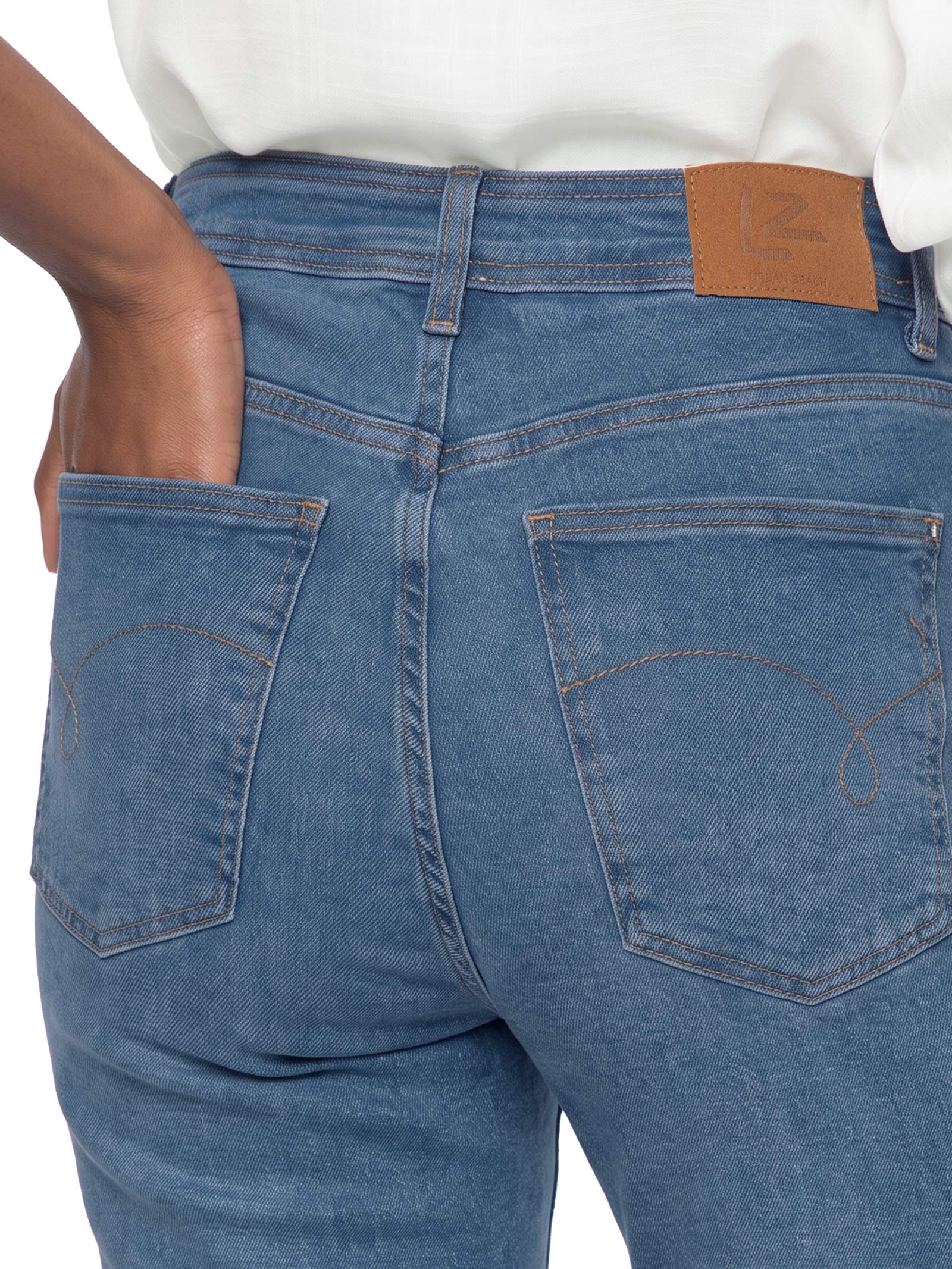 Calça Feminina Mom Jeans Azul Lez A Lez