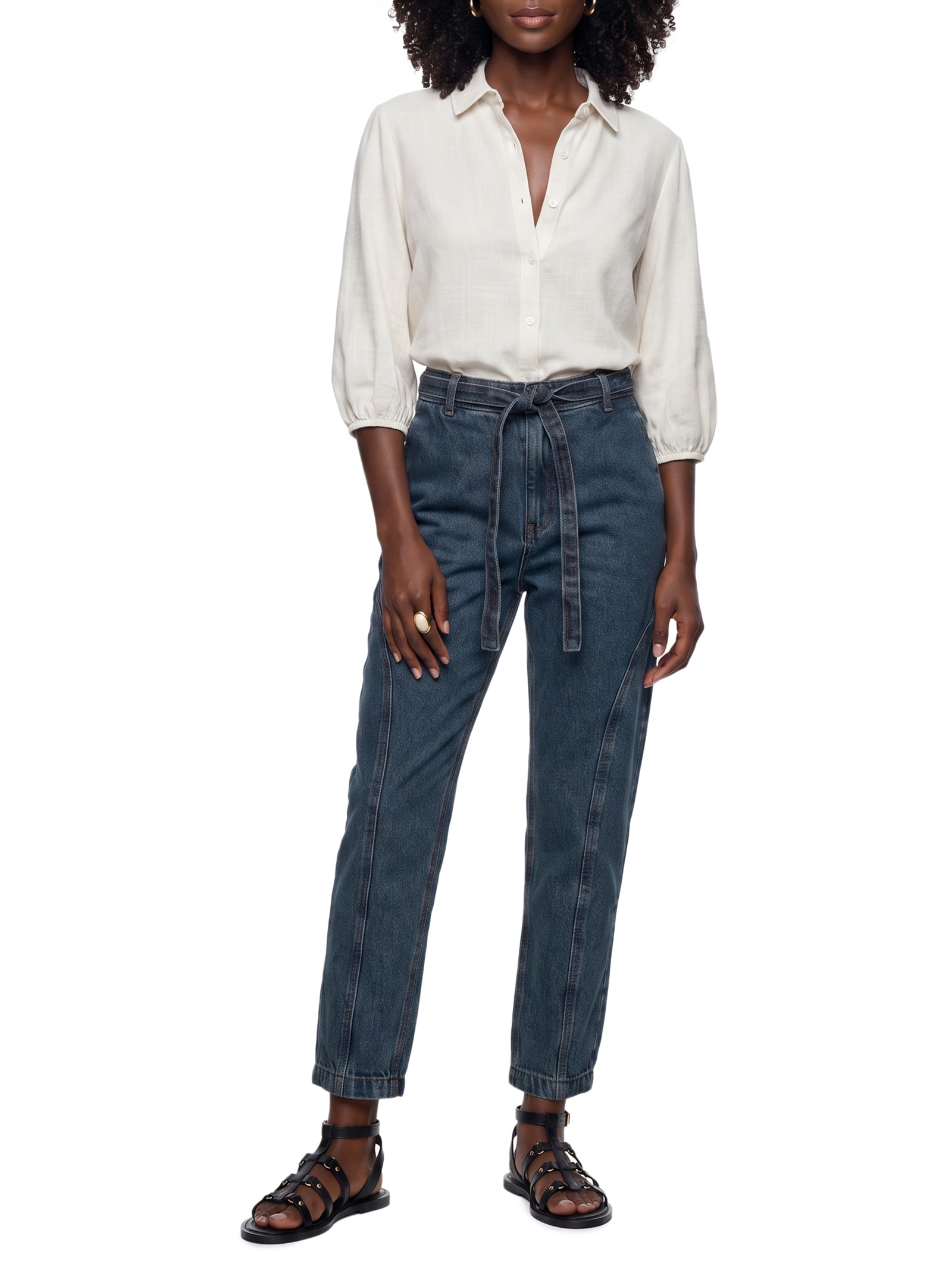 Calça Feminina Mom Jeans Azul Lez A Lez