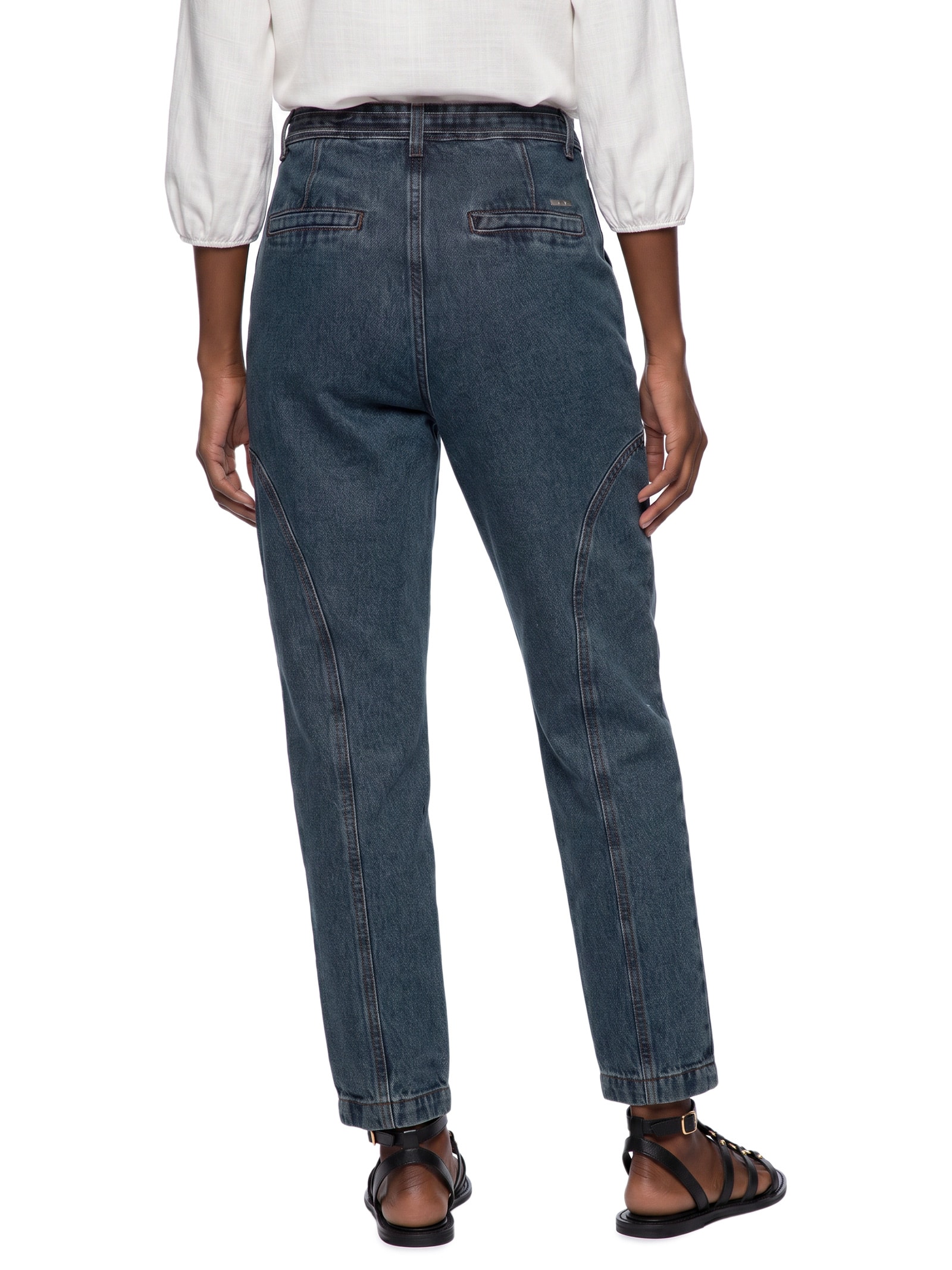 Calça Feminina Mom Jeans Azul Lez A Lez