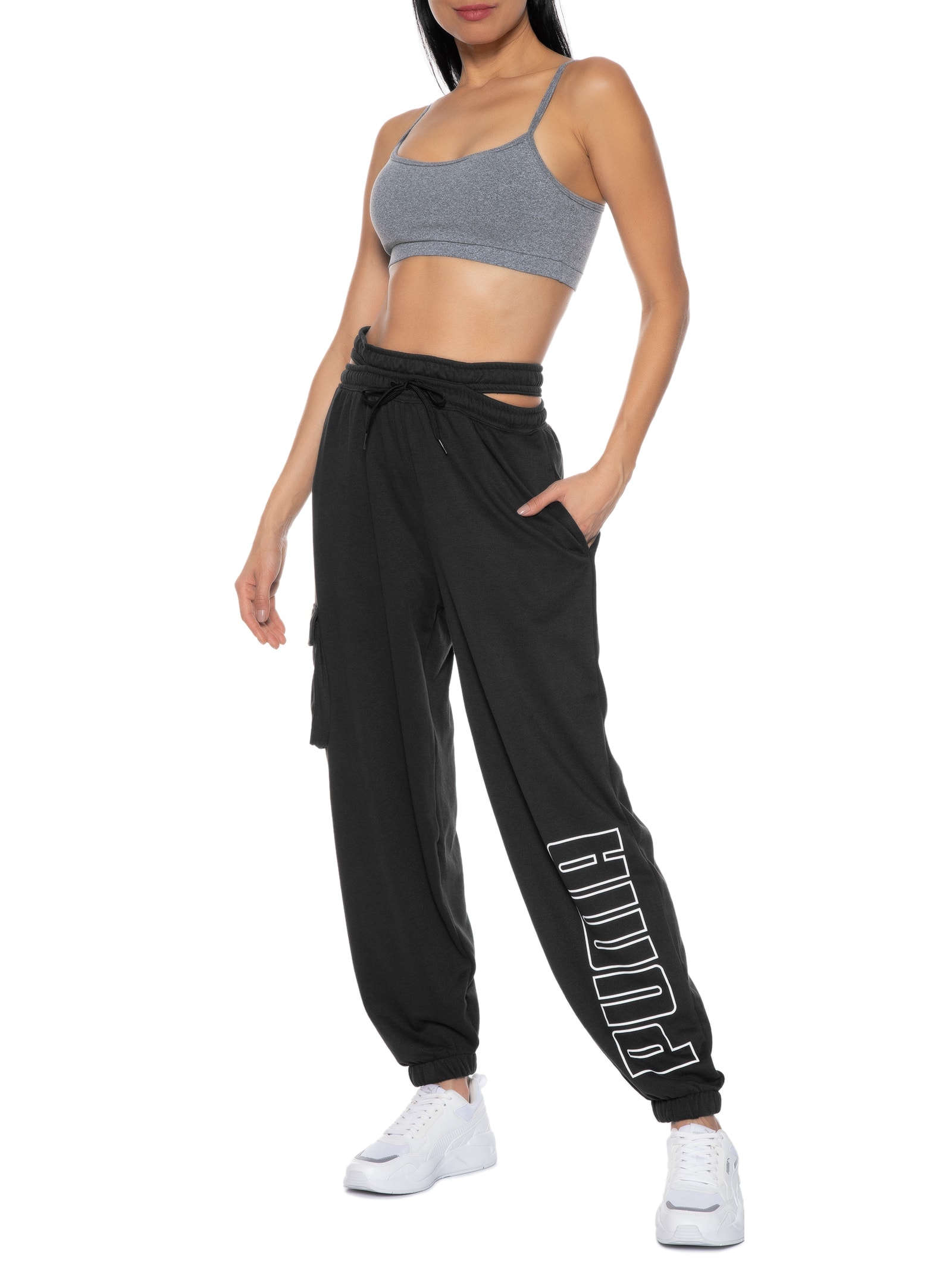 Calça Feminina Move Oversized Jogger Preto Puma