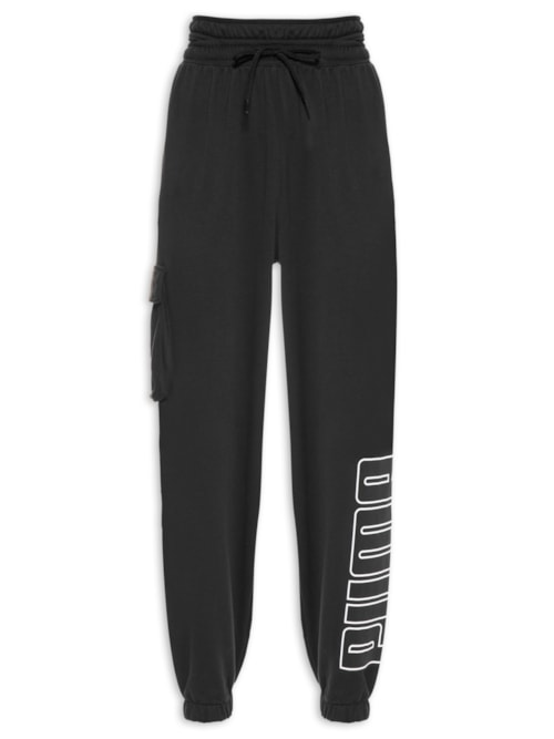 Calça Feminina Move Oversized Jogger - Preto