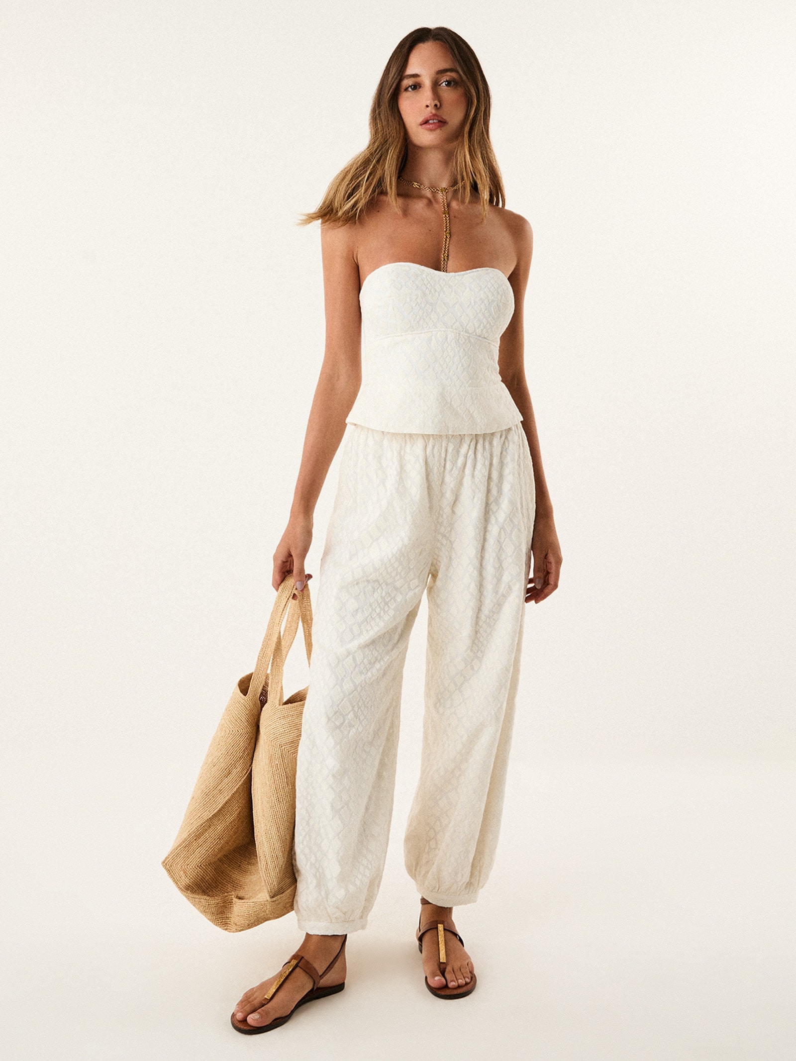 Calça Feminina Naylah – Off White Vix
