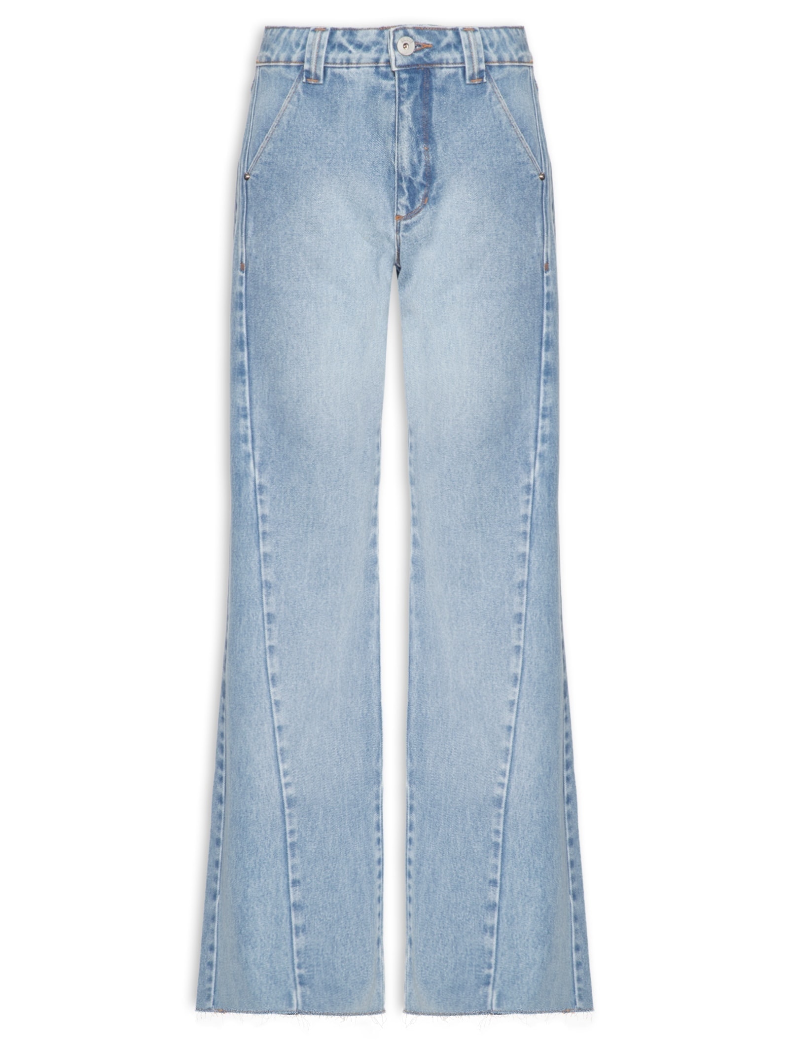 Calça Feminina New Reta Azul Animale