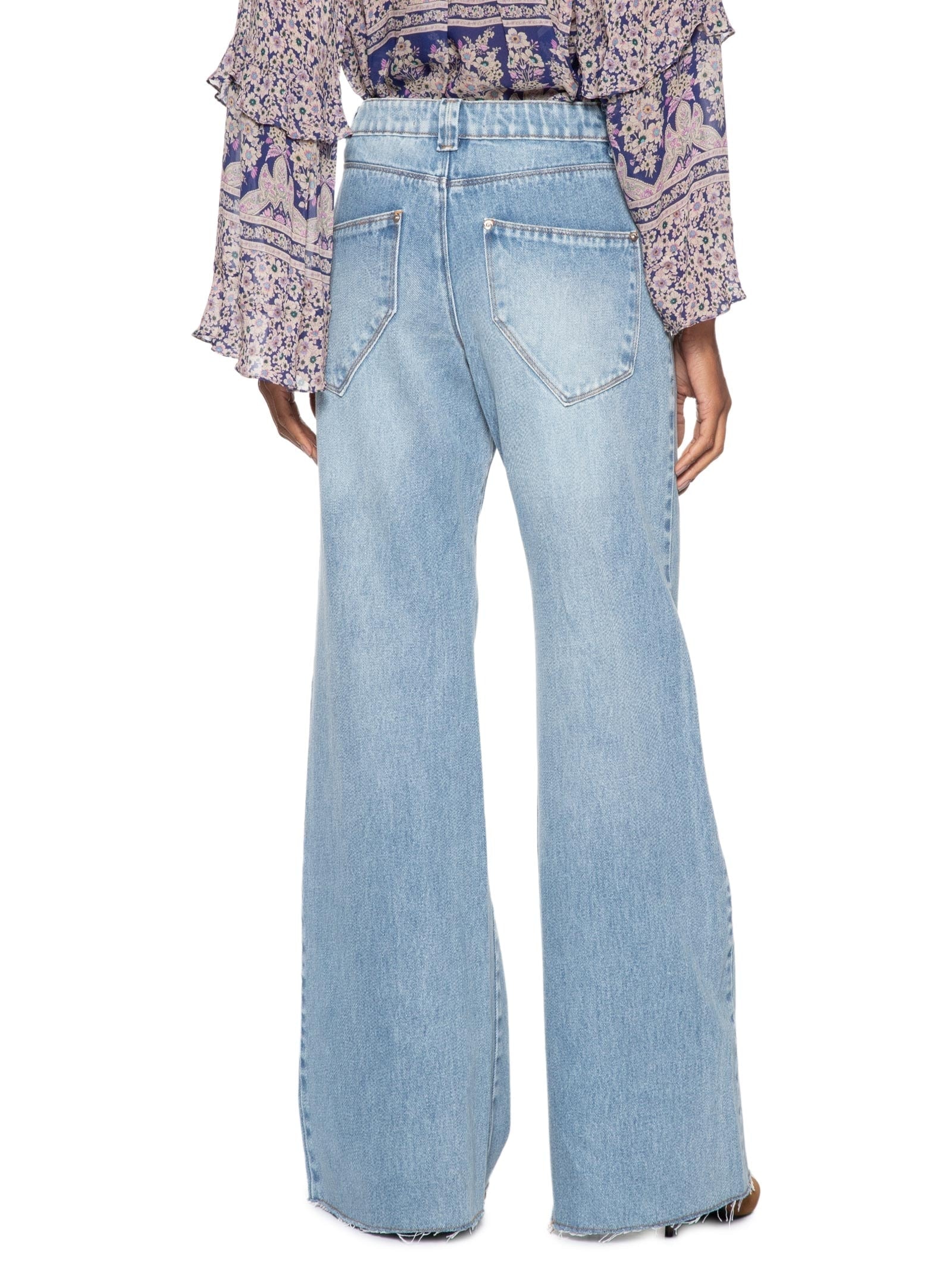 Calça Feminina New Reta Azul Animale