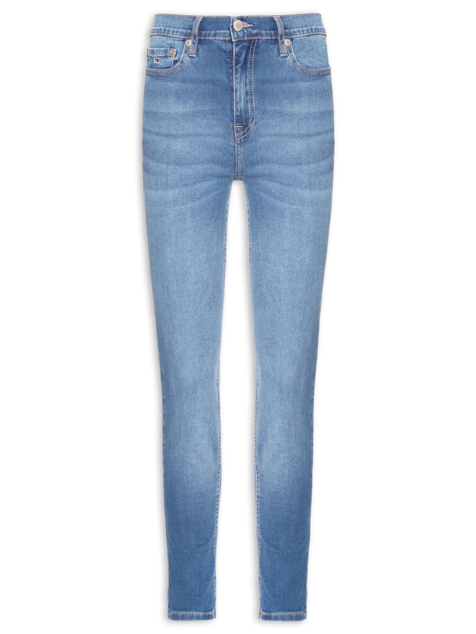 Calça Feminina Nora Md Skn Azul Tommy Jeans