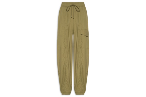 Calça Feminina Nylon Leve Ampla - Verde