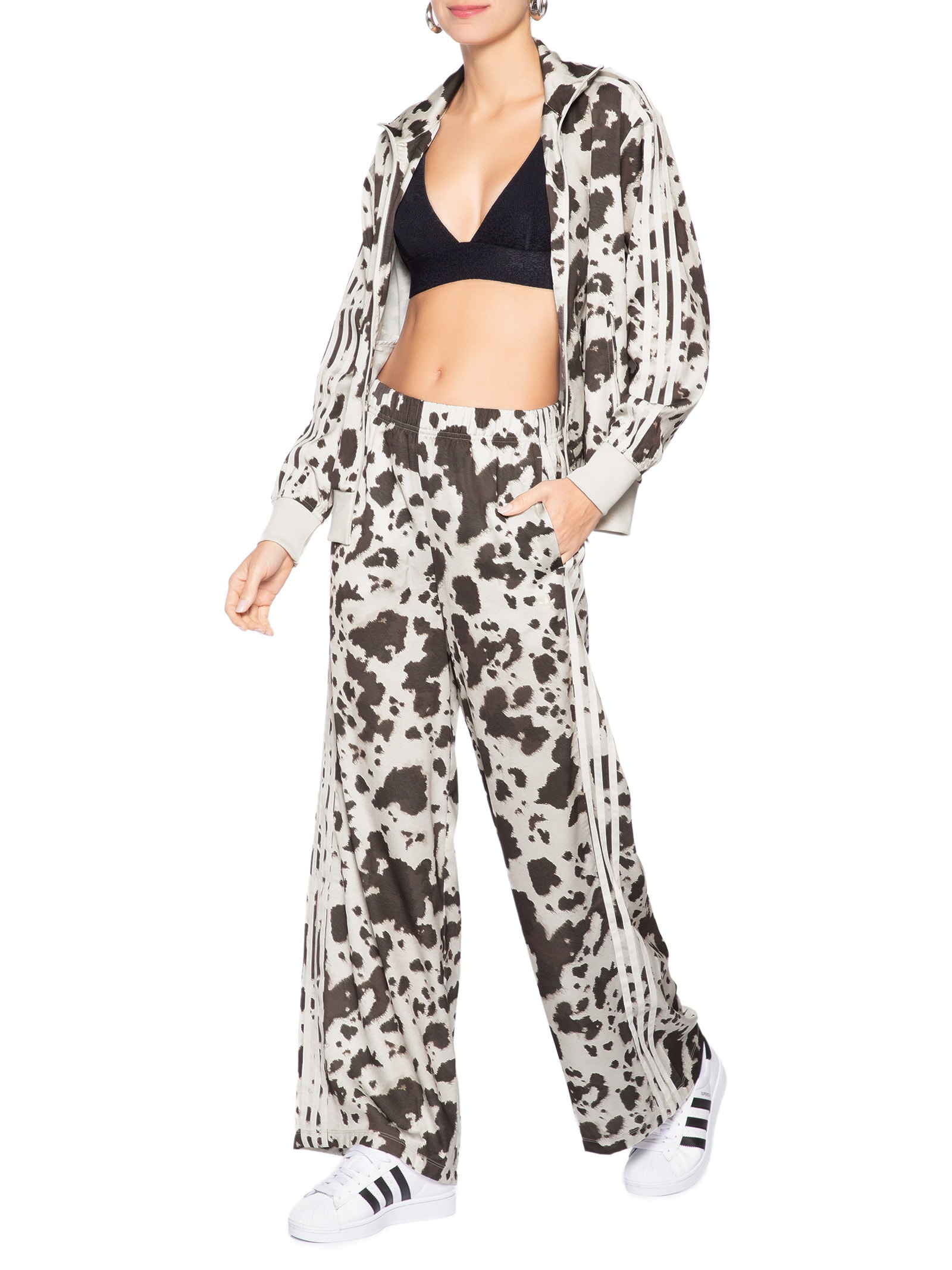 Calça Feminina Originals Wide Leg Animal Print Adidas Originals