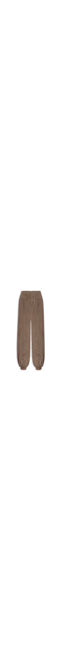 Calça Feminina Over Franzida - Marrom