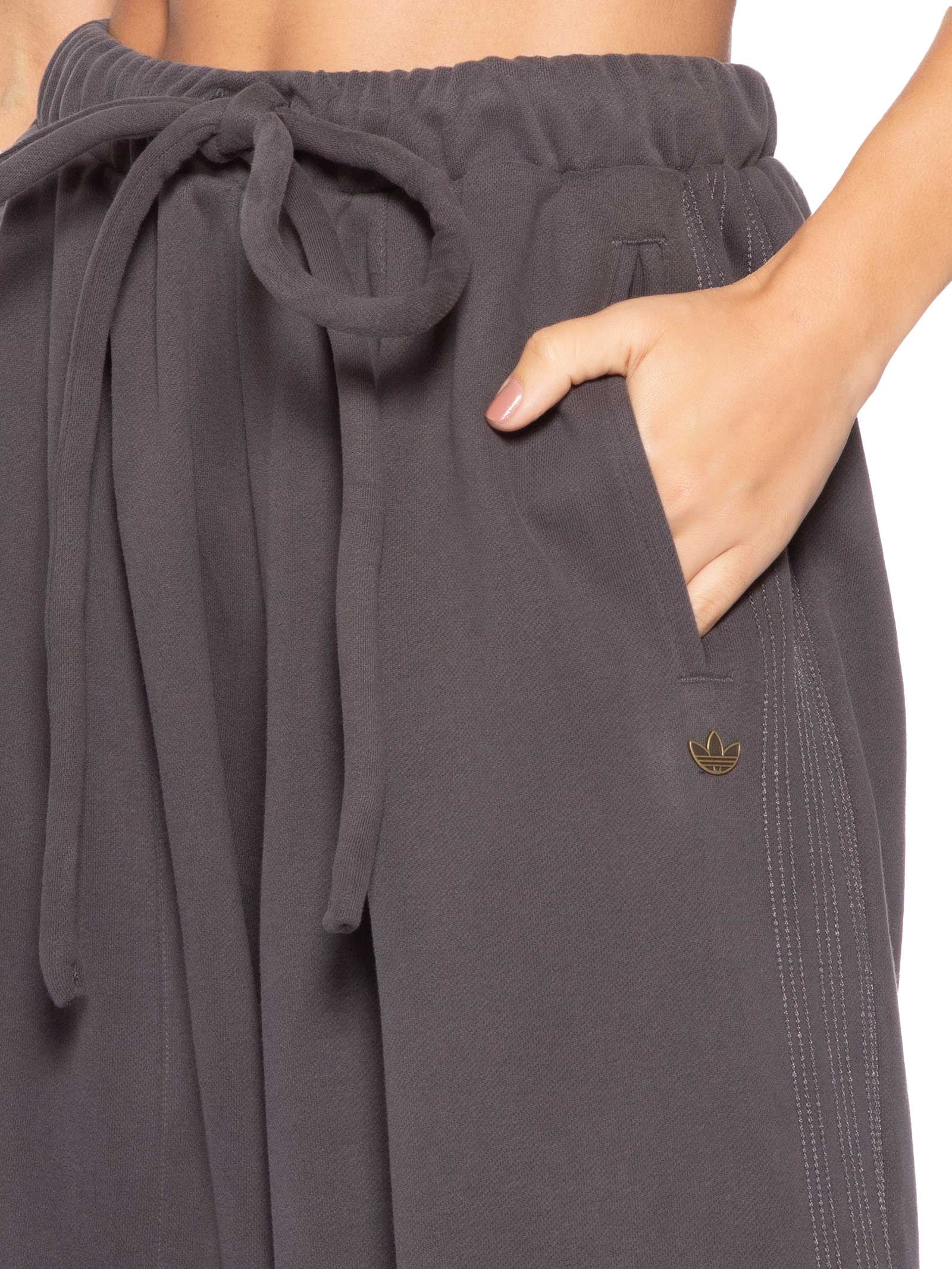 Calça Feminina P Essential Wide Tp - Preto -Adidas Original
