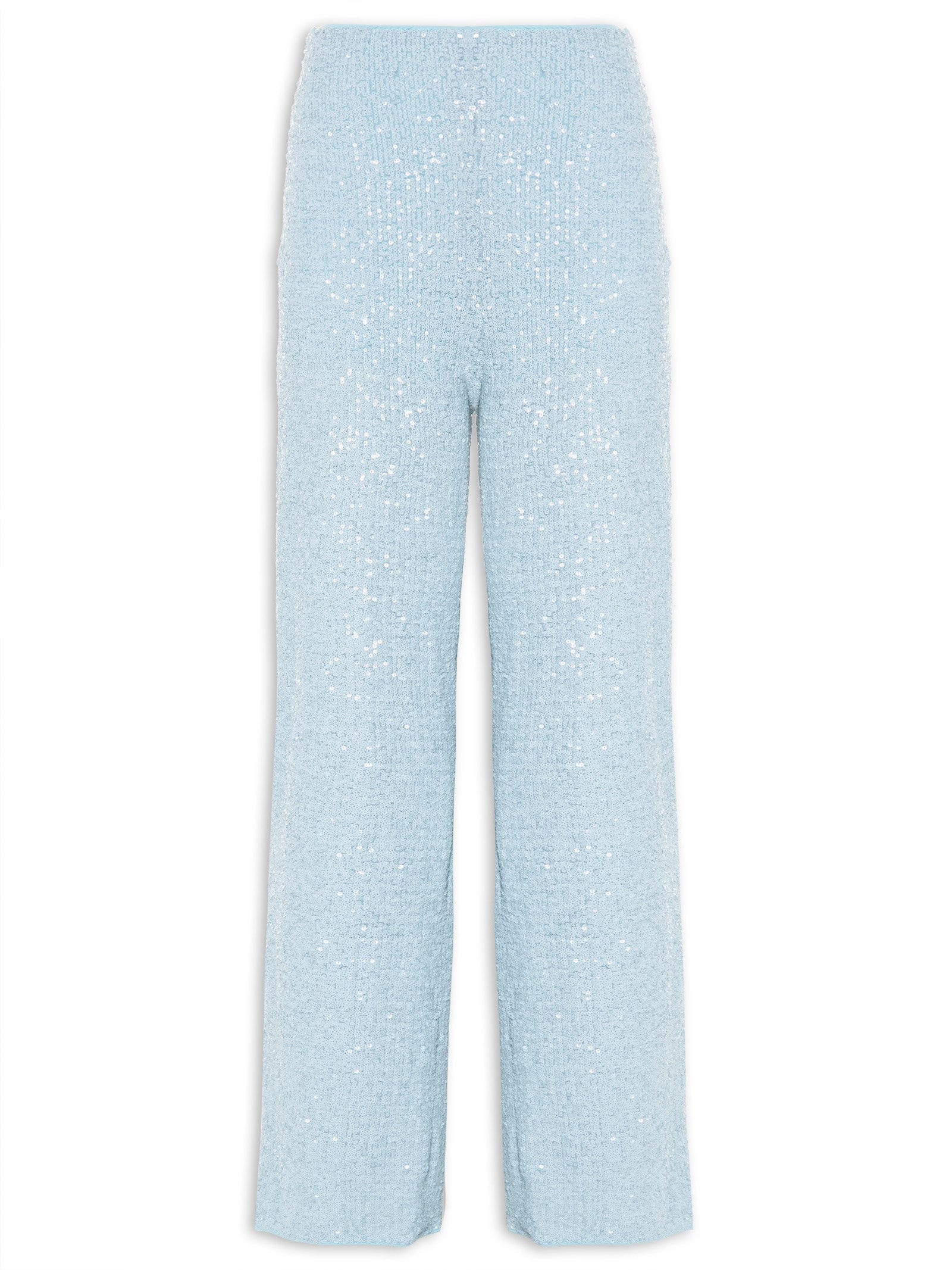 Calça Feminina Paetê Azul Colcci