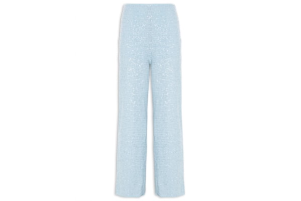 Calça Feminina Paetê - Azul