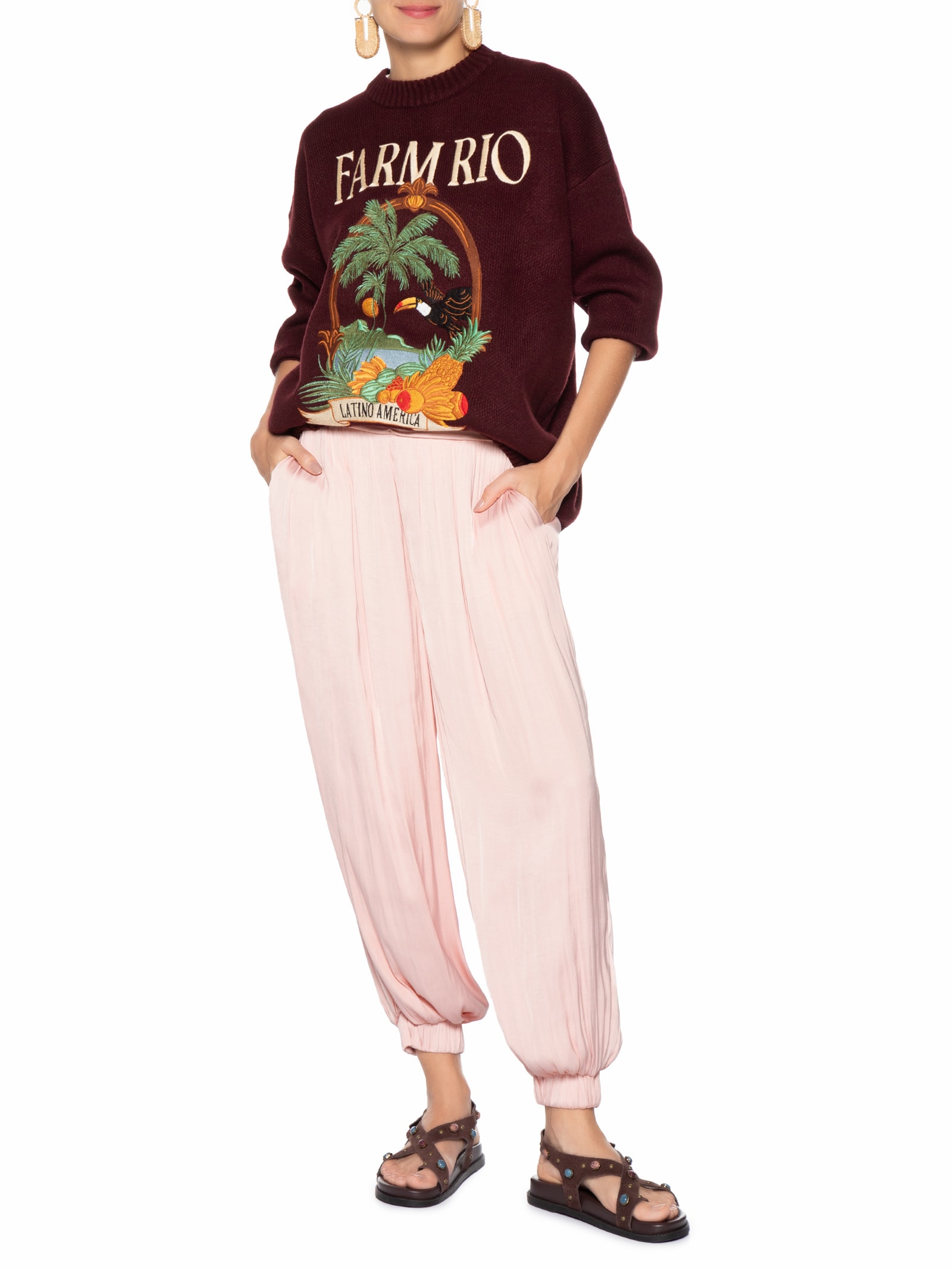 Calça Feminina Pala Aladim Rosa Farm