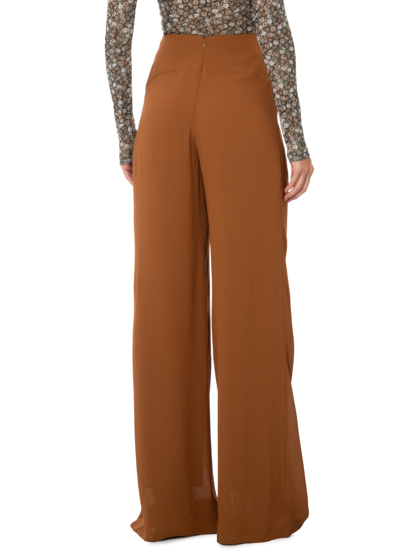 Calça Feminina Pala Arredondada Marrom Animale