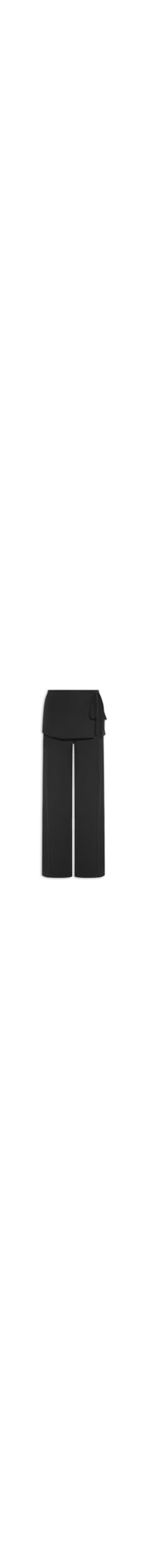 Calça Feminina Pala Assimétrica - Preto