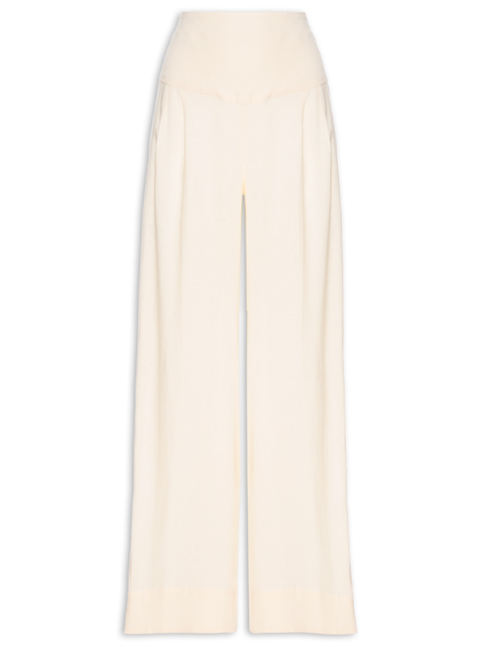 Calça Feminina Pala Larga Amarelo  Dress To