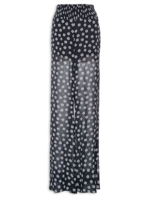 Calça Feminina Pala Lastex Gravataria – Preto