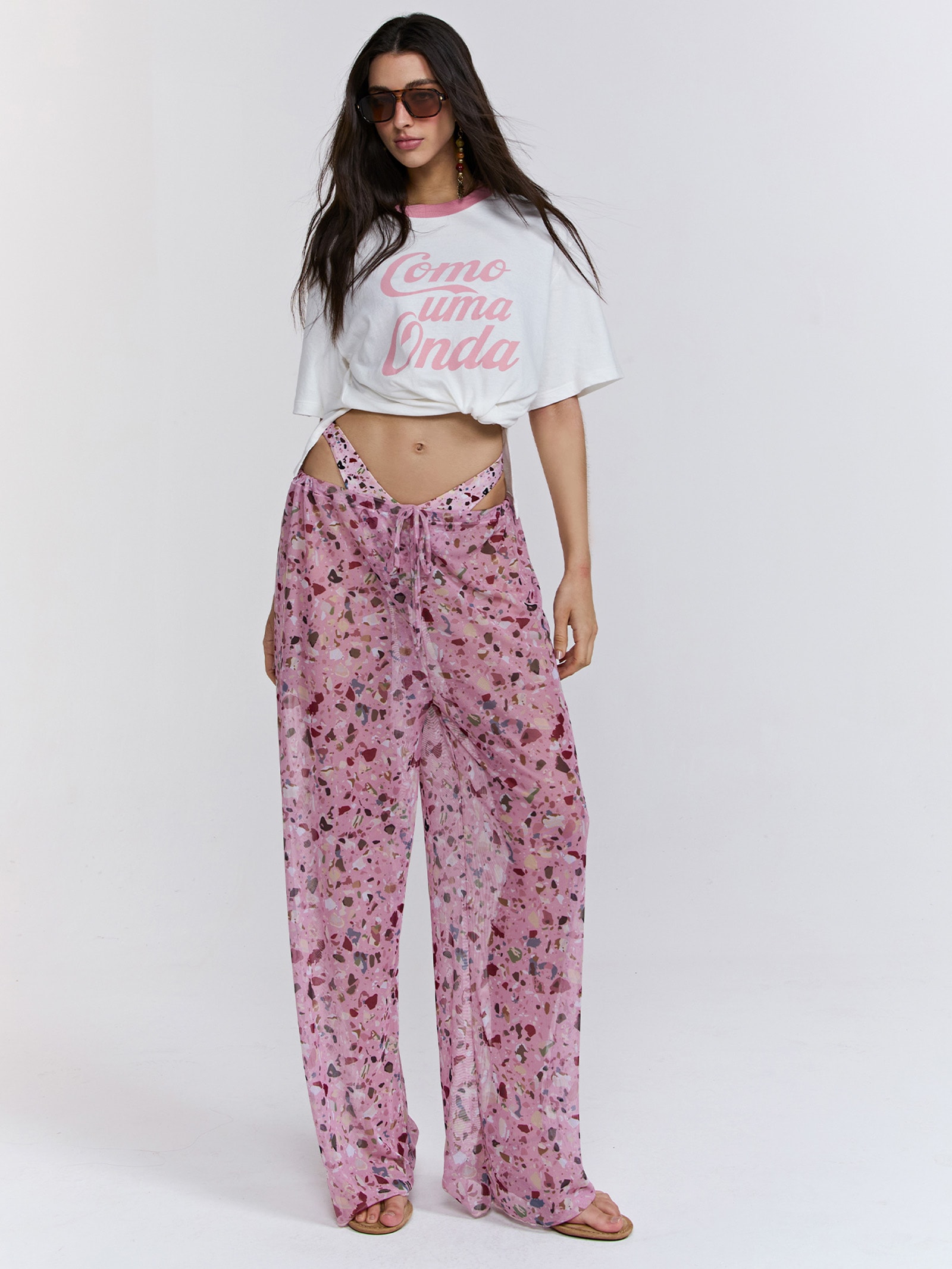 Calça Feminina Pandora Rosa Triya